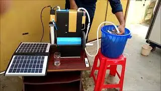 HUMAN HYBRID- -ATWP 2 {{{ MANUAL DESALINATION UNIT with SOLAR POWERED WATER STERILIZER }}}