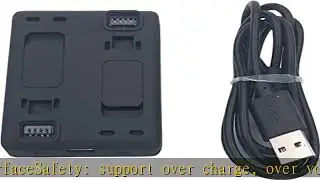 vgsion Dual Battery Charger Hub for Insta360 One RS and Insta360 One R