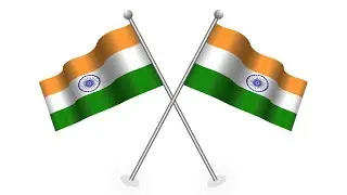 How To Create Waving The 3D India Flag Design In Adobe Illustrator | Ashok Chakra 24 Arms India Flag