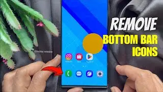 Как удалить значки с нижней панели на Samsung Galaxy
