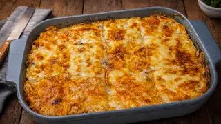 Non Crederai Quanto Sono Buoni! Spaghetti al Forno con Spinaci, Carne e Cheddar Filante 