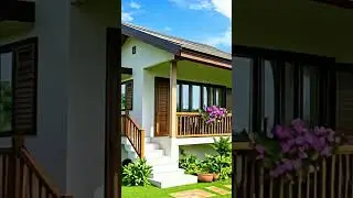 Small Tropical House Design 🌿 Cozy Modern Home with Garden View #home #natu#village #flowers #vlog