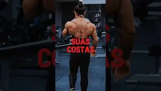SUAS COSTAS V&Atilde;O SAIR! 😱🔥#academia #for&ccedil;a #muscula&ccedil;&atilde;o #treinodecostas #puxada #backday #gym