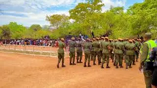 Zambia Police Service Brass Band Performance During Sondela Passout.