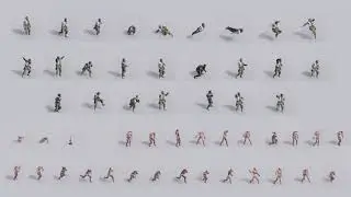 State animations for 2 members of the Crowd.