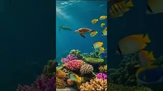 Under the Sea 🌊 Relaxing Ocean Life Ambience | Calming Underwater Sounds for Stress Relief