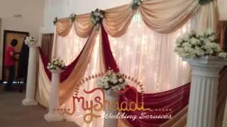 asian wedding stage