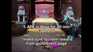 Guild Activity Guide: How to get at least 1000 points 