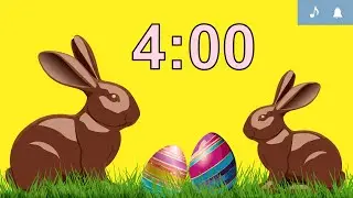 4 Minute Easter Countdown Timer | Happy Music | Alarm