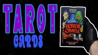 Unboxing Horror Movies Tarot Cards + Future Reading | Relaxing No Commentary