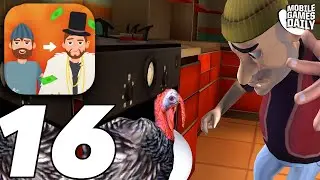 SCARY ROBBER HOME CLASH Gameplay Walkthrough Part 16 Turkey To Success Level (iOS, Android)