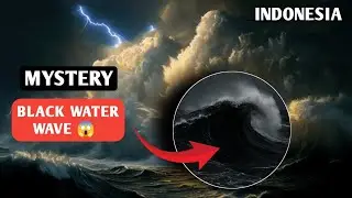 Mystery Black Water Wave ( Indonesia ) . #facts #mystery #ocean