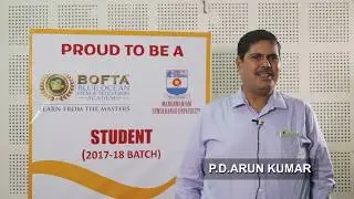 BOFTA | PROUD TO BE A DIRECTION WEEKEND STUDENT | BATCH 2017-18