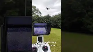 come&ccedil;ando o dia cedo, antes da chuva #dronefishingbrasil #dronefishing #dronedepesca #pescacomdrone