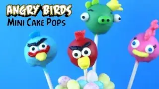 How to make NO BAKE Angry Birds Mini Cake Pops