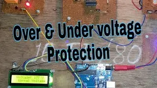 project, Over voltage & under voltage protection project using arduino and display. #RC Invention