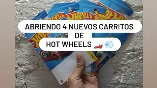 Abriendo 4 Nuevos Carritos !!HOT WHEELS!! 🏎️💨