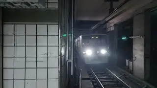 석남행 7호선 제 S7117 열차 상봉역 진입
