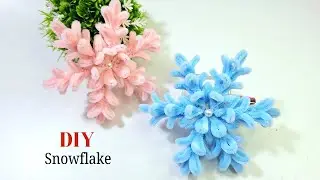 How to Make DIY Pipe Cleaner Snowflake | Easy Winter Craft Idea