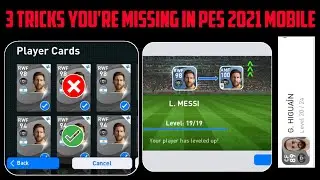 3 Very Important Tricks You're Missing in Pes 2021 Mobile