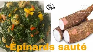 Tuto &eacute;pinards: recette des l&eacute;gumes vert congolais