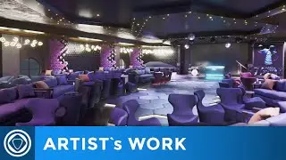 Night Club. Unreal Engine. Real-Time Render.