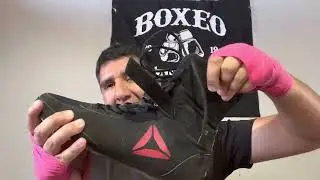 Botas de boxeo Reebok.