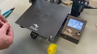 Creality Ender 3 - starting a print!