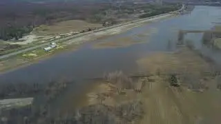 Inondation St Canut 2020 4K - Images drone -Rivi&egrave;re Du Nord - Laurentides