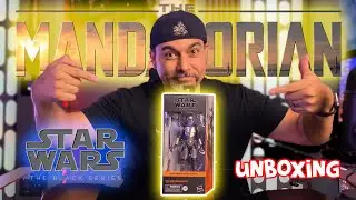 Star Wars Black Series Beskar Mandalorian Figure Unboxing by Hasbro