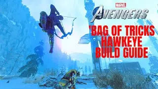 INSANE BAG OF TRICKS HAWKEYE | BEST HAWKEYE BUILD | MARVEL'S AVENGERS