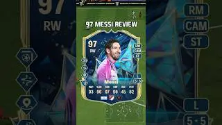 97 Messi Review in EA FC 25, he's the best CAM in the game 🤩 #shorts #short #fc25 #eafc25 #tots