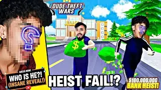 Dude Theft Wars: My First $100,000,000 Heist Went Wrong! 😱 | Shawxx gaming 