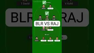 BLR VS RAJ DREAM 11 TEAM PREDICTION DREAM 11 WINNING TEAM PREDICTION BANGALURU VS RAJASTHAN #dream11