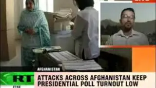 Low voter turnout rate in Afghanistan election - RT 082009
