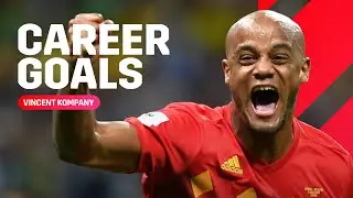 All 4 international goals scored by Vincent Kompany ⚽️ | #REDDEVILS