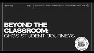 Beyond the Classroom: Delaina Predmore interviewed by CHGS Intern Jordyn Pappolla