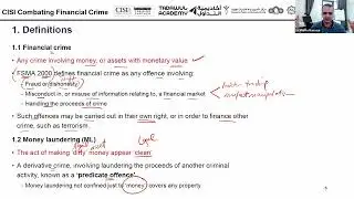 CISI Combating Financial Crime (Chapter 1 Part 1) (CISI Training & Courses)