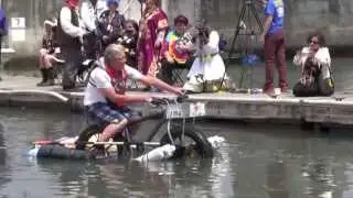 Amphibious Bicycle Water Entry 2014 Kinetic Grand Championship