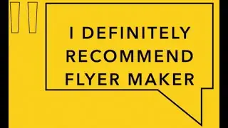 Flyer Maker App Review Video