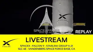 SpaceX - Falcon 9 - Starlink 11-21 - SLC-4E - Vandenberg SFB - October 27, 2025