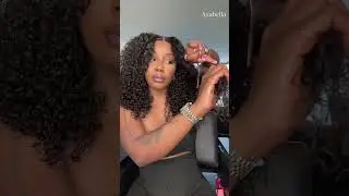 How to layer your jerry curly wig like a pro ✂️✨  #wigs #arabellahair #hairreviews #haircut