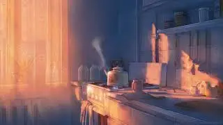 Steaming Hot Tea + Lofi Music for Cozy Vibes