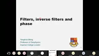 0301 - Advanced Exploration Seismology: Deconvolution and filters (Lecture 3, Part 1) @ Wang