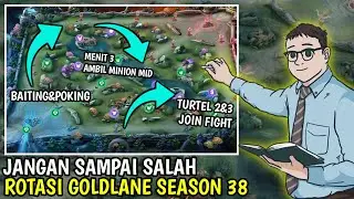MAKRO GOLDLANE!! Cara Rotasi,Laning Phase & Timing Masuk War Yang Benar