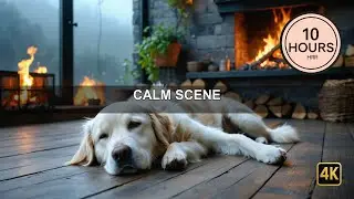 Peaceful Pet In Industrial Rooftop | Ambient Music | 10 Hours Of Lo-fi Calm Beats - DOG TO A CAT ??