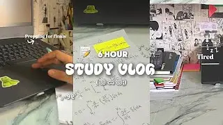 6Hour Study Vlog|lots of studying,productive vlog,preparing for finals,asthaetic vlog|Bangladesh🇧🇩