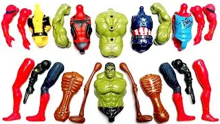 AVENGERS TOYS MARVEL'S HULK WOLVERINE SPIDER-MAN 2 CAPTAIN AMERICA SIREN HEAD SUPERHERO TOYS VIDEO