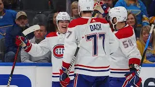Caufield, Slafkovsky, Caufield; Habs explode in the 2nd