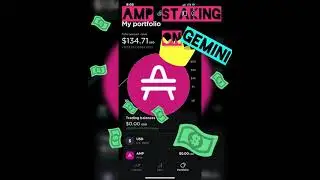Amp staking on Gemini